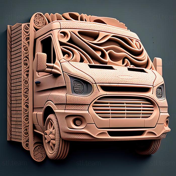 3D модель Форд Транзит Кастом (STL)